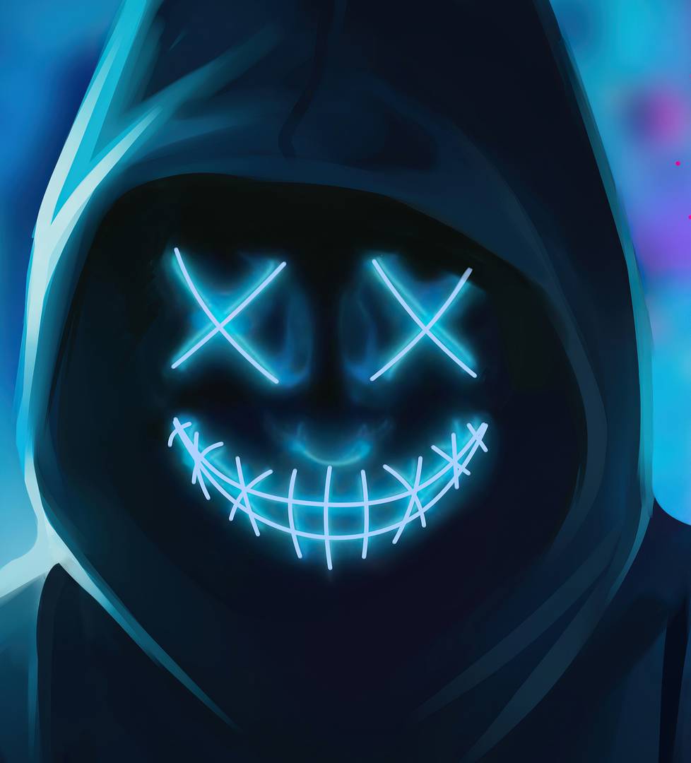 Neon Mask wallpaper